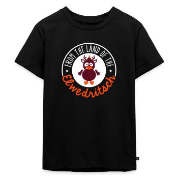 Elwedritsch - Pfalz - Dialekt - RLP pfälzisch - 3C - Kinder Premium Bio T-Shirt - Schwarz - Vorne - Mikhail (115cm)