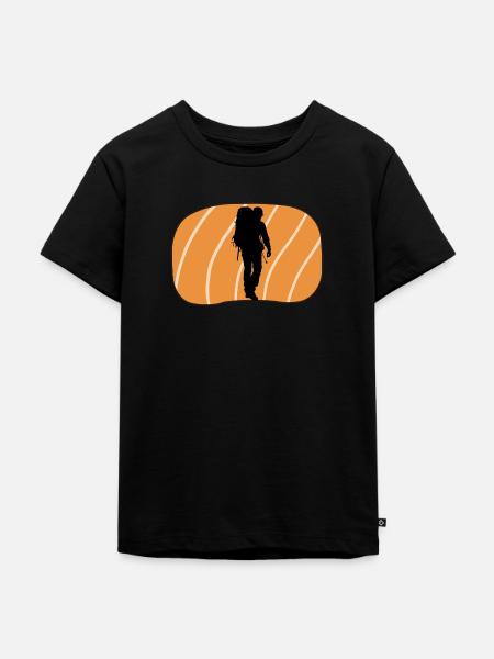 Backpacking Wandern Backpacker - Kinder Premium Bio T-Shirt - Schwarz