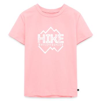 hike - Kids Premium Organic T-Shirt - rose - Front - AI Model Kid Female (0cm)