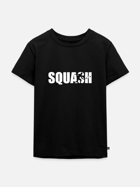Squash - Kinder Premium Bio T-Shirt - Schwarz