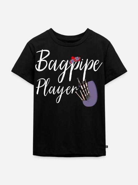 Dudelsack - Kinder Premium Bio T-Shirt - Schwarz