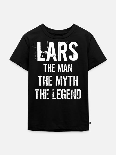 Lars Geschenk - Kinder Premium Bio T-Shirt - Schwarz
