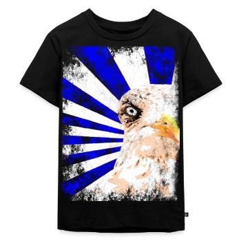 Moin Seagull Capitaine | Cadeau - T-shirt Premium bio Enfant - noir - Devant - Mikhail (115cm)