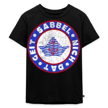Sabbel nich dat - Espèce de moule wuermchen - T-shirt Premium bio Enfant - noir - Devant - Mikhail (115cm)