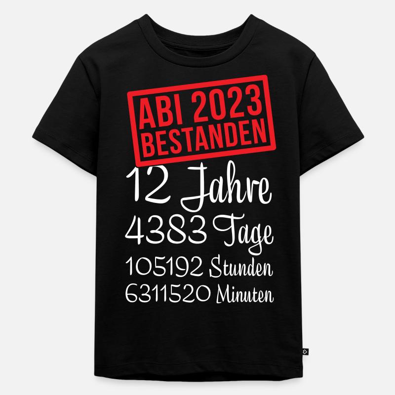 Abitur 2023 - Kinder Premium Bio T-Shirt - Schwarz