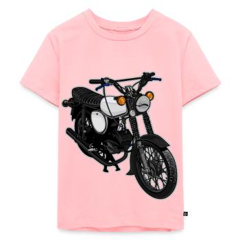 S51 (weiß) // Illustration - Kinder Premium Bio T-Shirt - Rosa - Vorne - AI Model Kid Female (0cm)