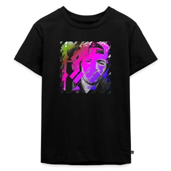 Rap Shirt I - Kids Premium Organic T-Shirt - black - Front - Mikhail (115cm)
