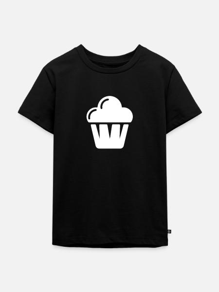 Muffin - Kinder Premium Bio T-Shirt - Schwarz
