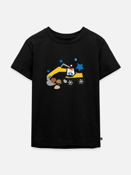 Bagger - Kinder Premium Bio T-Shirt - Schwarz