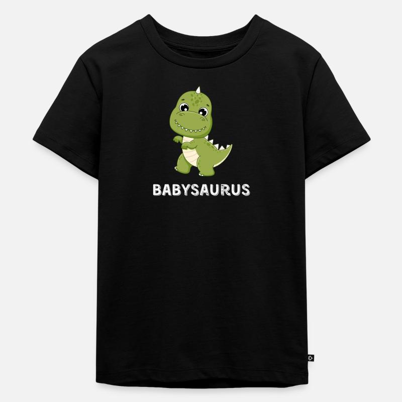 Babysaurus - Kinder Premium Bio T-Shirt - Schwarz