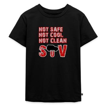 Pas sûr, pas cool, pas propre - SUV - T-shirt Premium bio Enfant - noir - Devant - Mikhail (115cm)