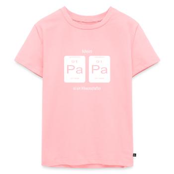 Nerd Kids Baby Gift Periodic Table - Kids Premium Organic T-Shirt - rose - Front - AI Model Kid Female (0cm)