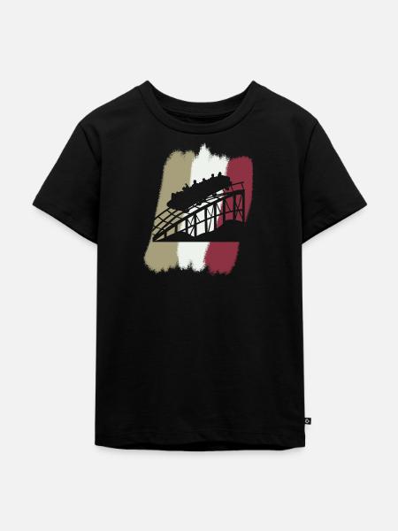 Rummel Kirmes - Kinder Premium Bio T-Shirt - Schwarz
