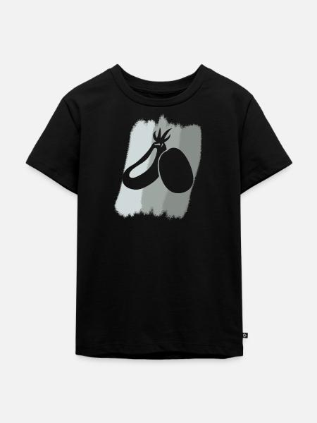 Vegan Bio Pflanzlich - Kinder Premium Bio T-Shirt - Schwarz