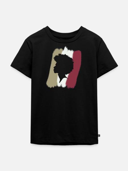 Soul Afro - Kinder Premium Bio T-Shirt - Schwarz