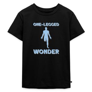 Accès en fauteuil roulant - T-shirt Premium bio Enfant - noir - Devant - Mikhail (115cm)
