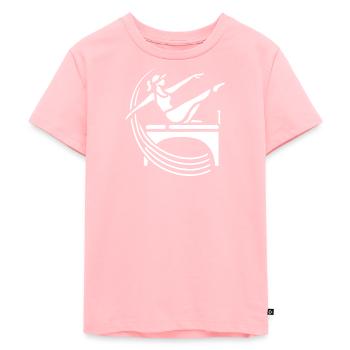 Pilates Balance - Kinder Premium Bio T-Shirt - Rosa - Vorne - AI Model Kid Female (0cm)