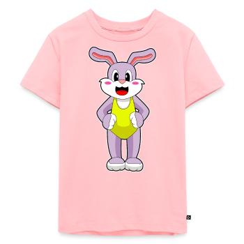 Maillot de bain Bunny Swimsuit Summer - T-shirt Premium bio Enfant - rose - Devant - AI Model Kid Female (0cm)
