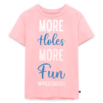 Künstler Studio Piercingstudio Stecker - Kinder Premium Bio T-Shirt - Rosa - Vorne - AI Model Kid Female (0cm)