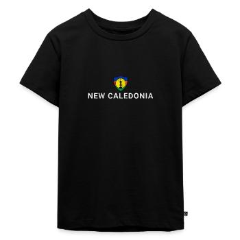 Neukaledonien - Kinder Premium Bio T-Shirt - Schwarz - Vorne - Mikhail (115cm)