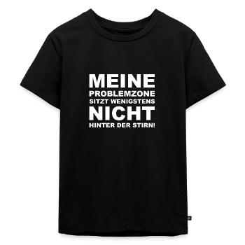 Beleidigung Diss Böser Spruch Geschenk - Kinder Premium Bio T-Shirt - Schwarz - Vorne - Mikhail (115cm)