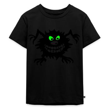 Monster - Eater - Kinder Premium Bio T-Shirt - Schwarz - Vorne - Mikhail (115cm)