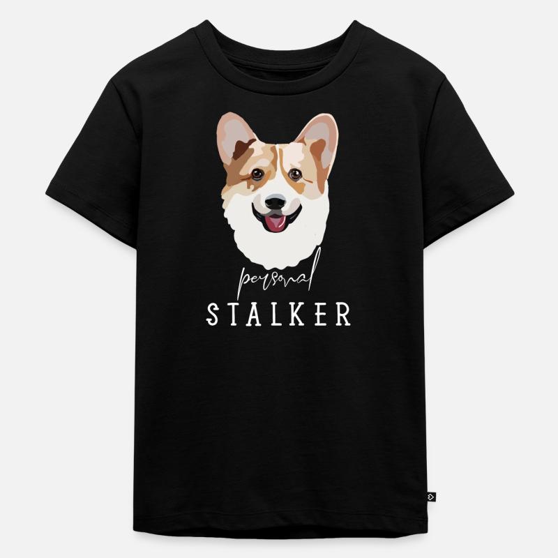 Harceler Corgi personal - T-shirt Premium bio Enfant - noir