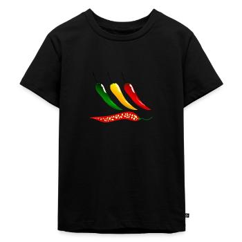chili - T-shirt Premium bio Enfant - noir - Devant - Mikhail (115cm)