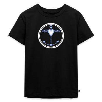 Moin Nord Mer du Nord Mer Baltique Mer Baltique Funny Fun Chemise - T-shirt Premium bio Enfant - noir - Devant - Mikhail (115cm)