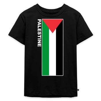 Palestine Drapeau Palestinien T-Shirt - T-shirt Premium bio Enfant - noir - Devant - Mikhail (115cm)