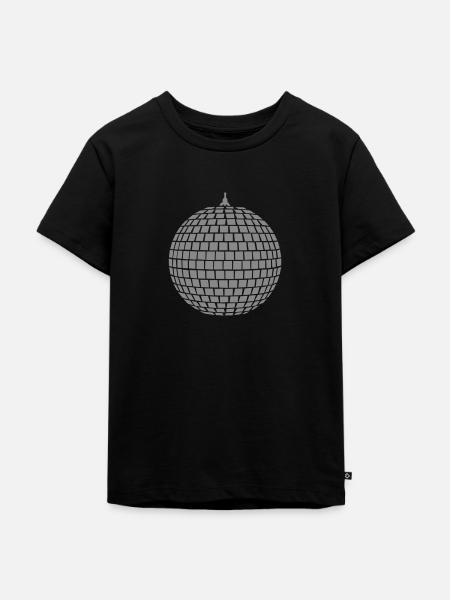 Disco - Kinder Premium Bio T-Shirt - Schwarz