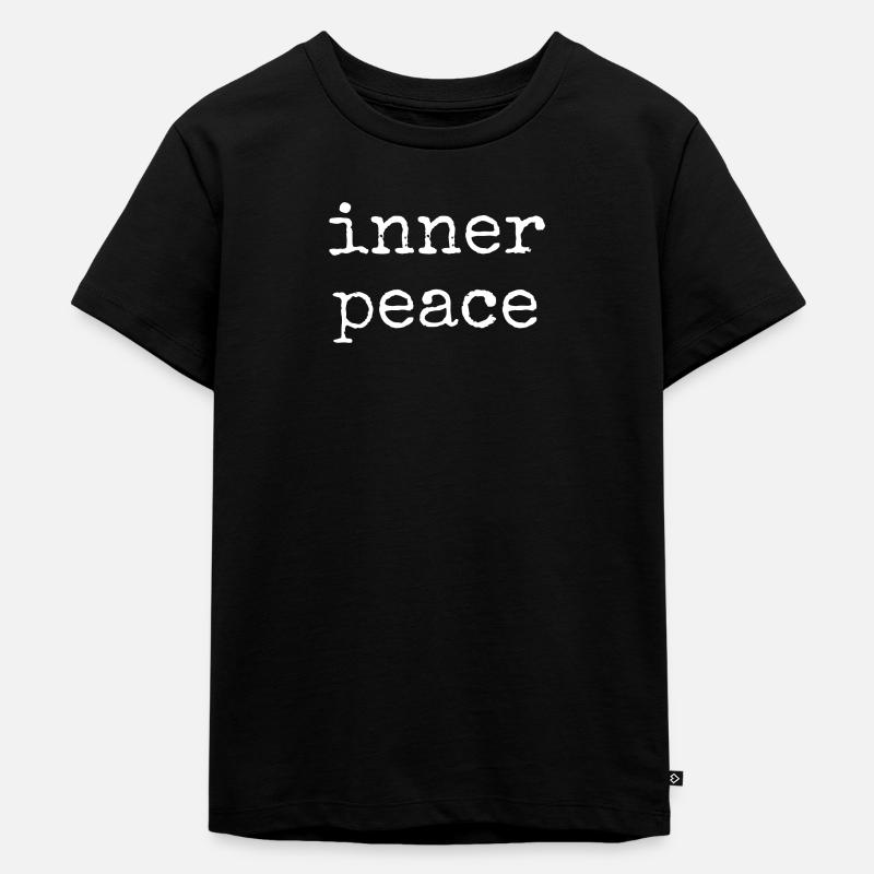 Inner peace - Kids Premium Organic T-Shirt - black