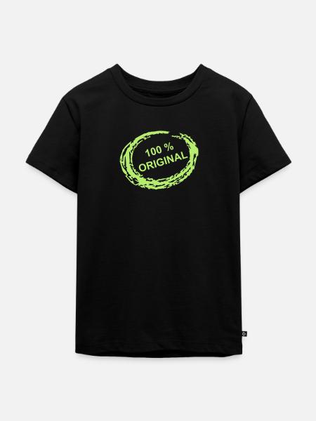 Original - Kinder Premium Bio T-Shirt - Schwarz