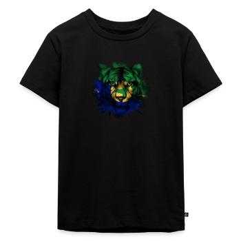 Christmas Island - Kids Premium Organic T-Shirt - black - Front - Mikhail (115cm)