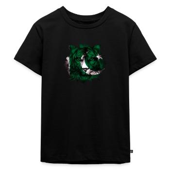Pakistan - Kids Premium Organic T-Shirt - black - Front - Mikhail (115cm)