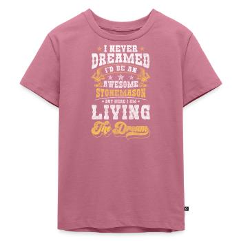 Stone Artwork Training Guild - Kids Premium Organic T-Shirt - mauve - Front - Hailey (125cm)