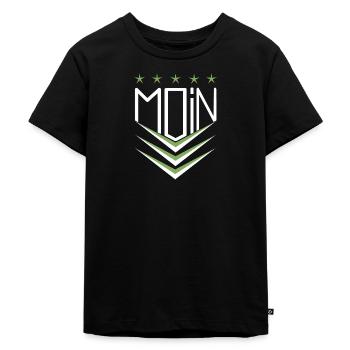 Bonjour - T-shirt Premium bio Enfant - noir - Devant - Mikhail (115cm)