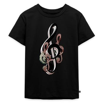 Clé - T-shirt Premium bio Enfant - noir - Devant - Mikhail (115cm)