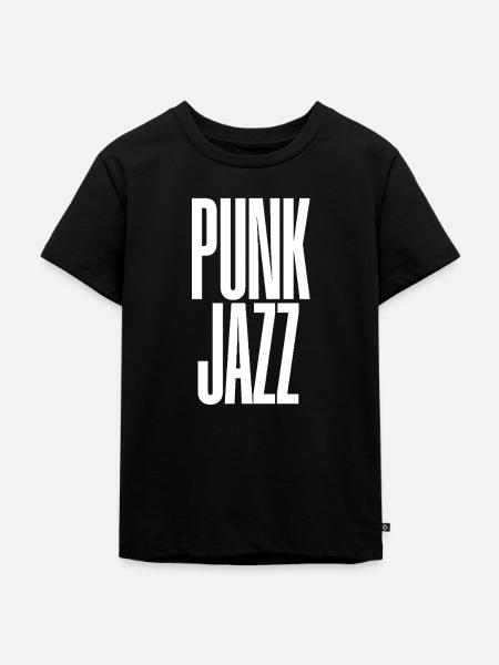 Punk Jazz Bold Typografie - Kinder Premium Bio T-Shirt - Schwarz