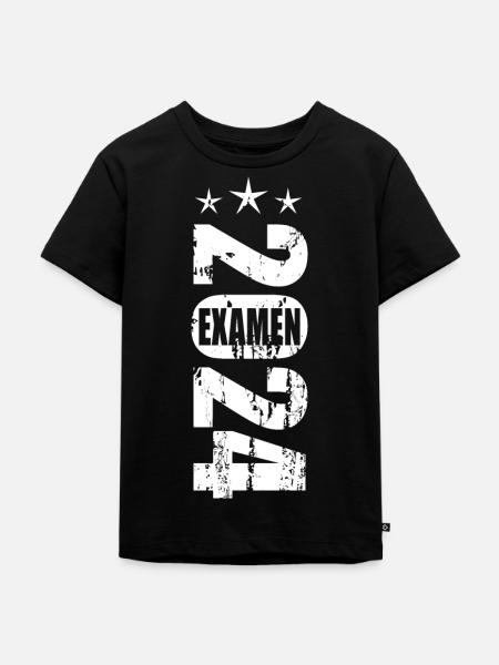 Examen 2024 - Kinder Premium Bio T-Shirt - Schwarz