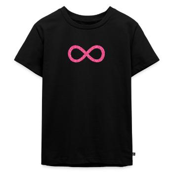 paillettes de l'infini - T-shirt Premium bio Enfant - noir - Devant - Mikhail (115cm)