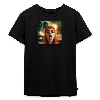 Swallow the orange pill - Kinder Premium Bio T-Shirt - Schwarz - Vorne - Mikhail (115cm)