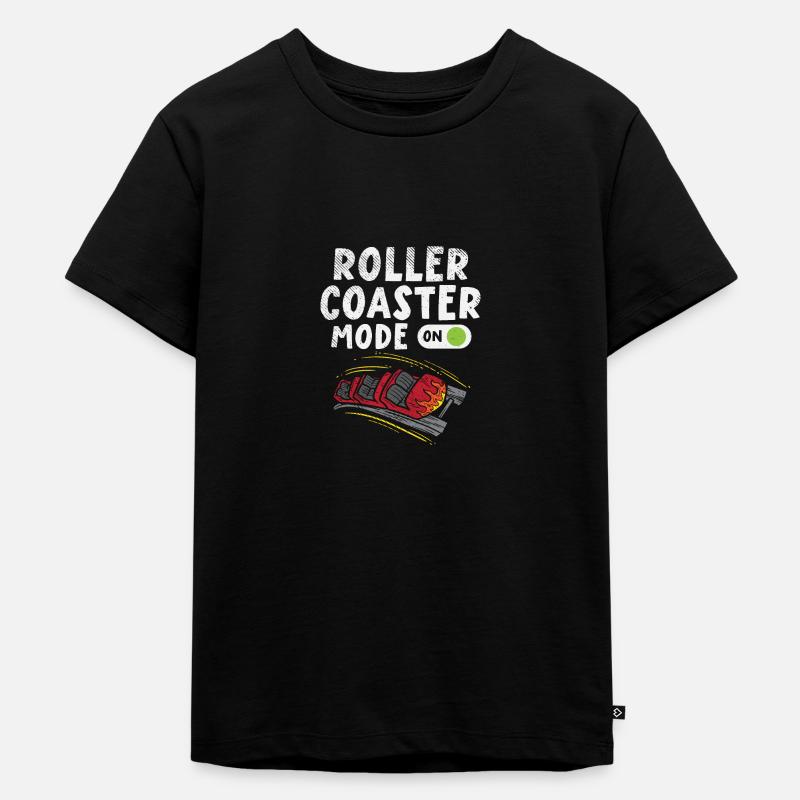 Rollercoaster Rollercoaster Parc d’attractions Showmen - T-shirt Premium bio Enfant - noir