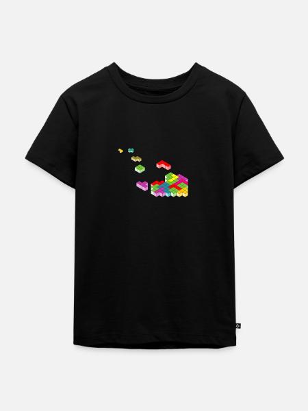 Bricks - Kids Premium Organic T-Shirt - black
