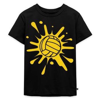 Volleyball - T-shirt Premium bio Enfant - noir - Devant - Mikhail (115cm)
