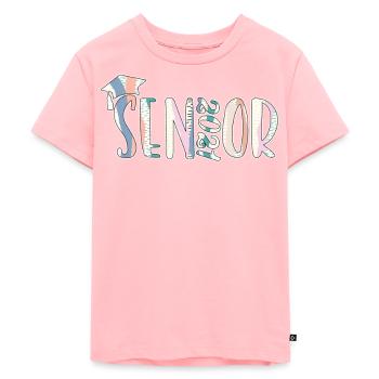 Senioren 2021 - Kinder Premium Bio T-Shirt - Rosa - Vorne - AI Model Kid Female (0cm)