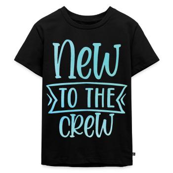 New to the Crew - Kids Premium Organic T-Shirt - black - Front - Mikhail (115cm)