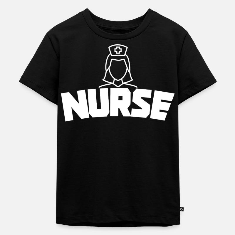 Ich bin eine Krankenschwester - Nurse Geschenk - Kinder Premium Bio T-Shirt - Schwarz