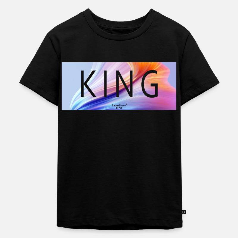 Roi - Style - T-shirt Premium bio Enfant - noir