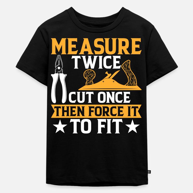 Drôle de dicton DIY - T-shirt Premium bio Enfant - noir